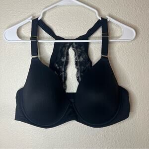 SOMA 012204 black Embraceable Racerback lace bra 40D